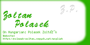 zoltan polasek business card